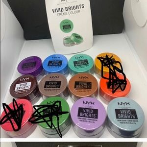 NYX vivid brights eyeshadow